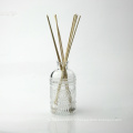 custom design luxury empty fancy cosmetic packaging clear glass reed diffuser bottle